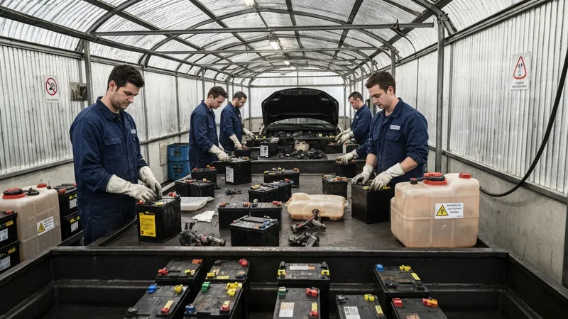 Recyclage des matières dangereuses