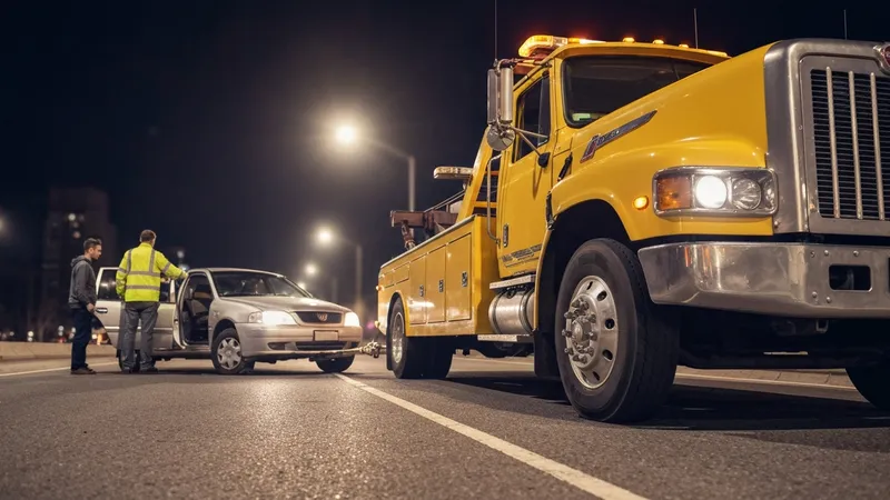 Remorquage épave accidentée voie publique Paris